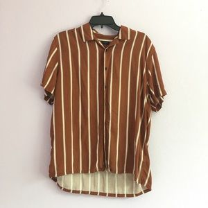 New look collared short sleeved button down